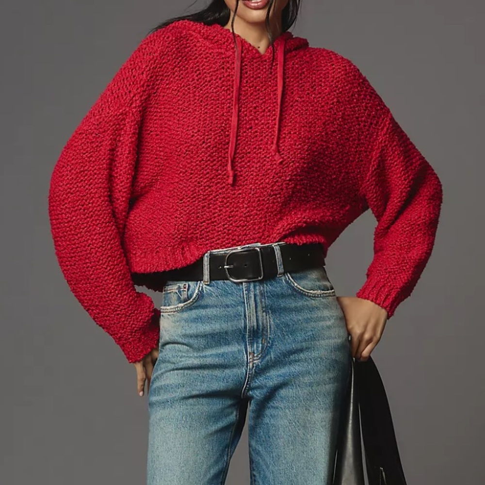 Pilcro Sailcloth hooded sweater